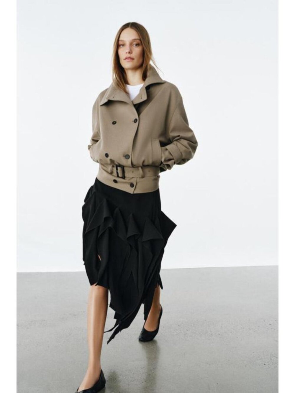 ZARA ZW COLLECTION ASYMMETRIC SKIRT